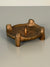 Vintage Bronze Candle Holder Mid Century 1960s