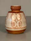 Soholm Stentoft Vase 1960s Cream Cinnamon Ceramic - Image 3