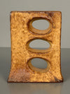 Bertoncello Italy Vase Vintage Ceramic Mid Century 60s Beige Brown - Image 3