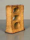 Bertoncello Italy Vase Vintage Ceramic Mid Century 60s Beige Brown - Image 8