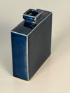 Studtokeramik Vintage Vase Minimalist 1960s Dark Blue Ceramic - Image 9