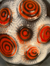 Bay Keramik Vase Handle Vase 60s Op Art Decor 85-17 - Image 6