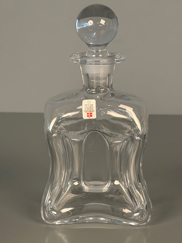 Holmegaard Denmark Decanter Vintage Glass Bottle 1960s Mid Century - Image 3