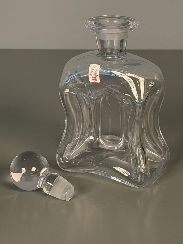Holmegaard Denmark Decanter Vintage Glass Bottle 1960s Mid Century - Image 8
