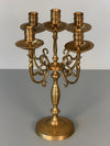 Vintage Massive Brass Candle Holder Candelabra 1960s - Image 2