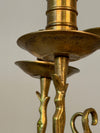 Vintage Massive Brass Candle Holder Candelabra 1960s - Image 10