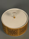 Hutschenreuther Selb Vintage Lidded Box 1960s White Gold Porcelain - Image 4
