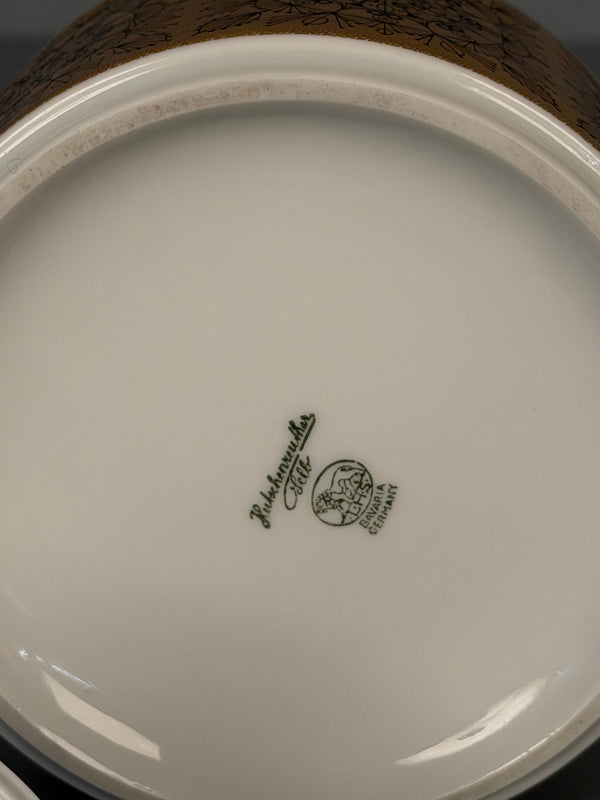 Hutschenreuther Selb Vintage Lidded Box 1960s White Gold Porcelain - Image 8