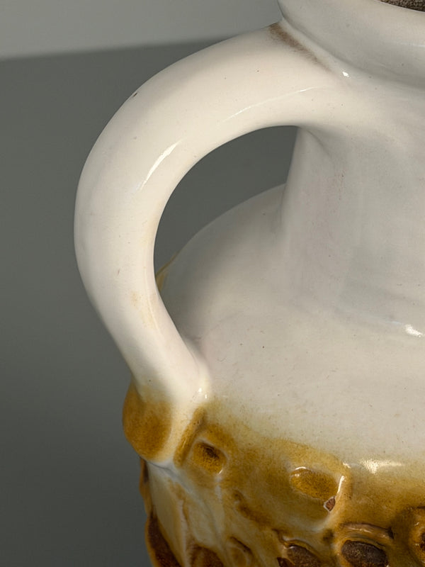 Carstens Tönnieshof Vase 7587-25 1960s White Brown Ceramic - Image 9