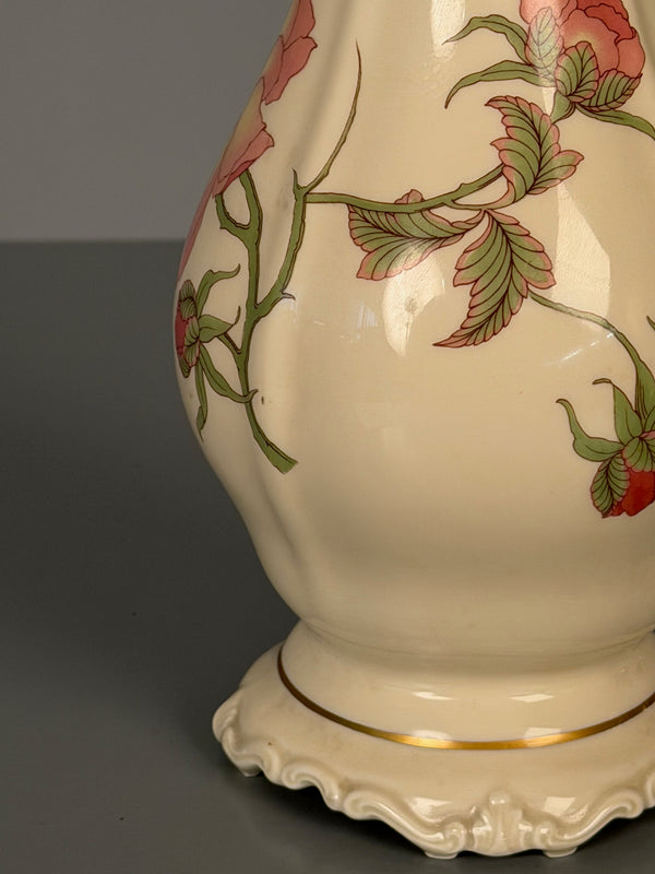 Rosenthal Selb Vase Rigoletto Pompadour 1940s Cream Pink Porcelain - Image 8