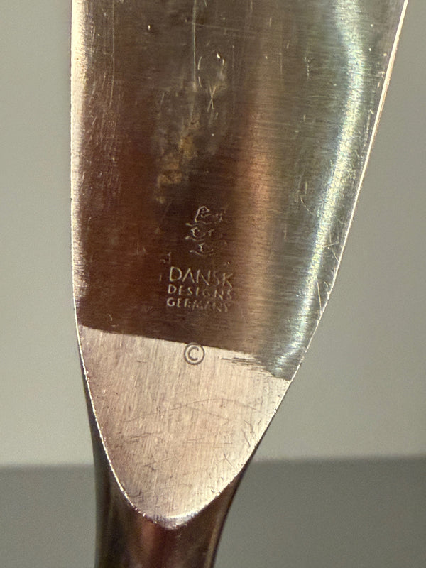 Dansk Designs Germany Vintage Carving Set Teak Wood 1960s - Image 7